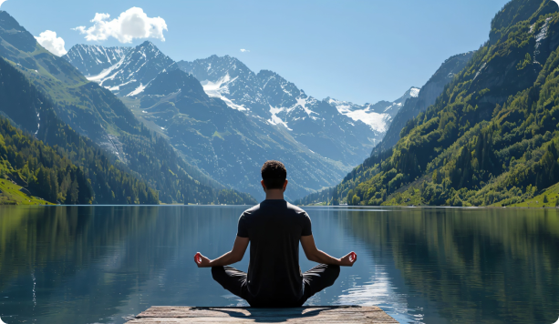 Meditation at Kailash